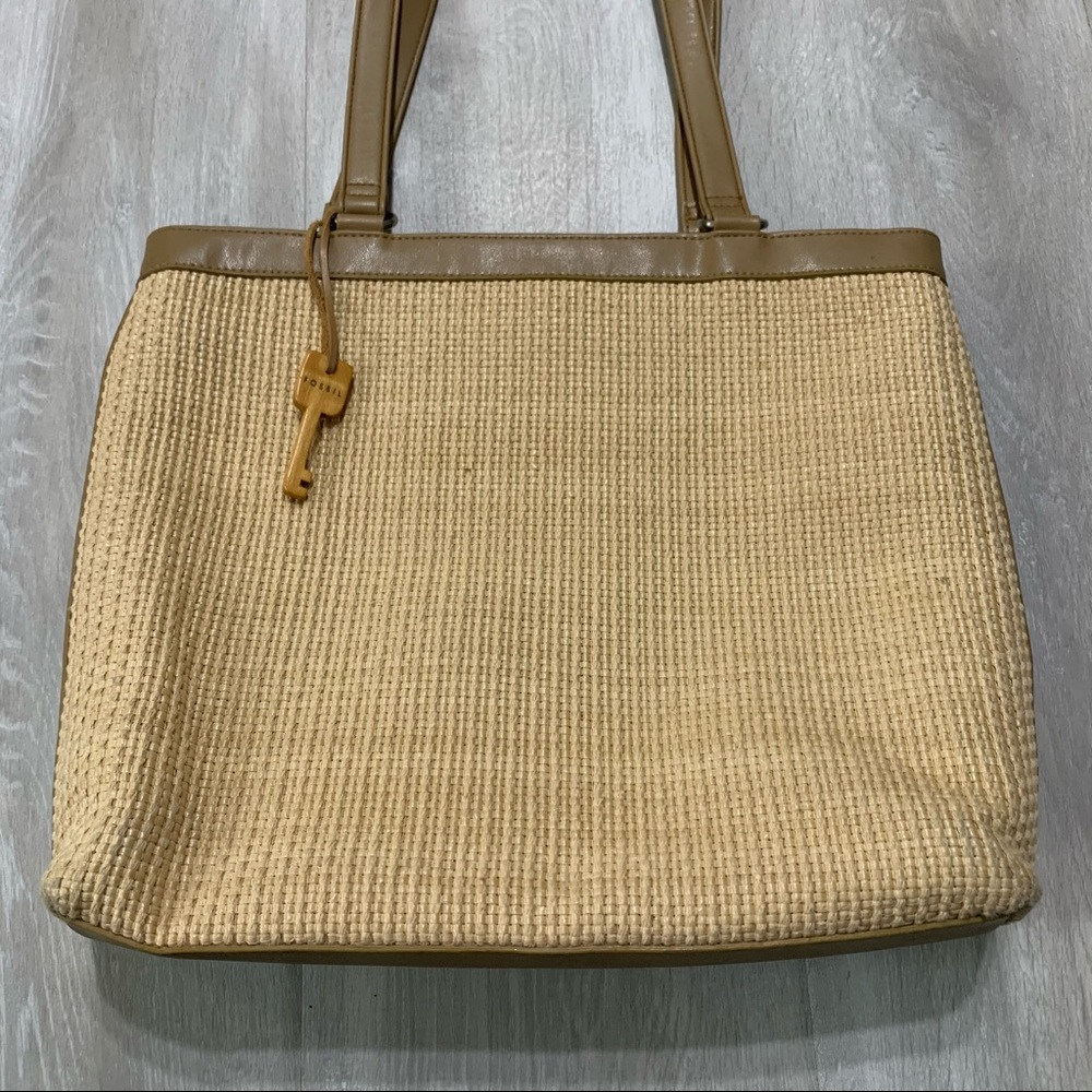 Fossil woven look Double Strap Purse  HOST PICK 8/21/25 🤫and 3/21/26 - Picture 10 of 10